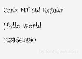 Curlz MT Font
